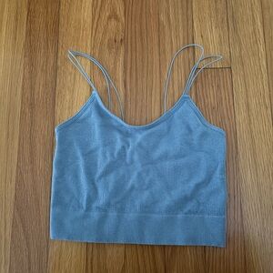 Target Blue Crop Top